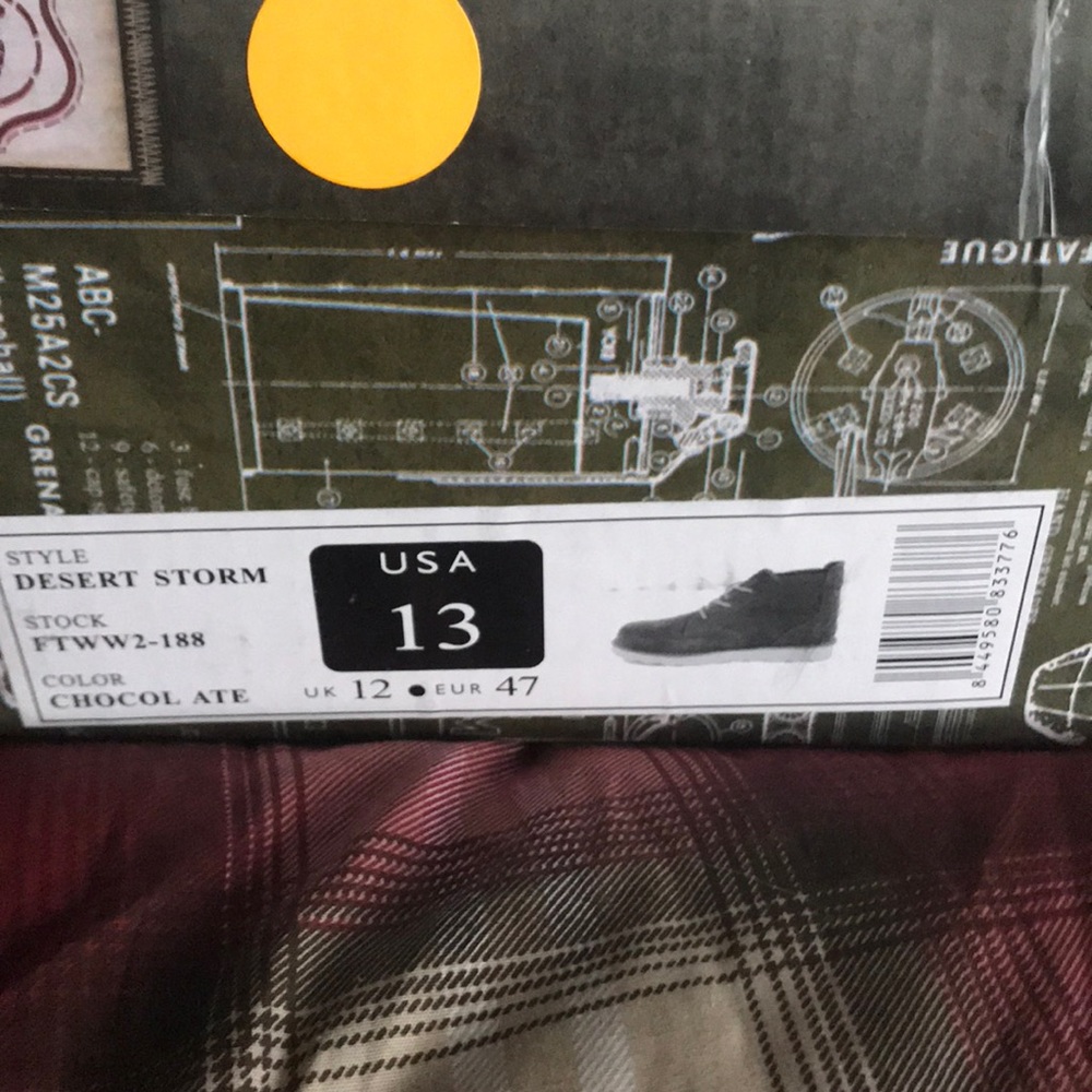 Grenade brand boots. NEW never worn.